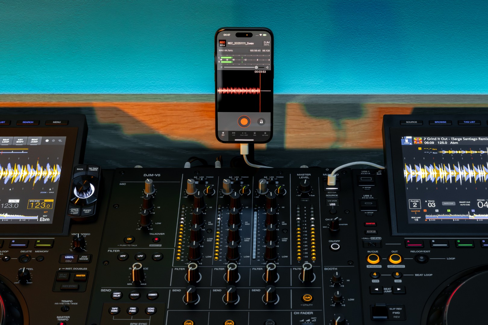 Alphatheta Djm-v5 - DJ-Mixer - Variation 23