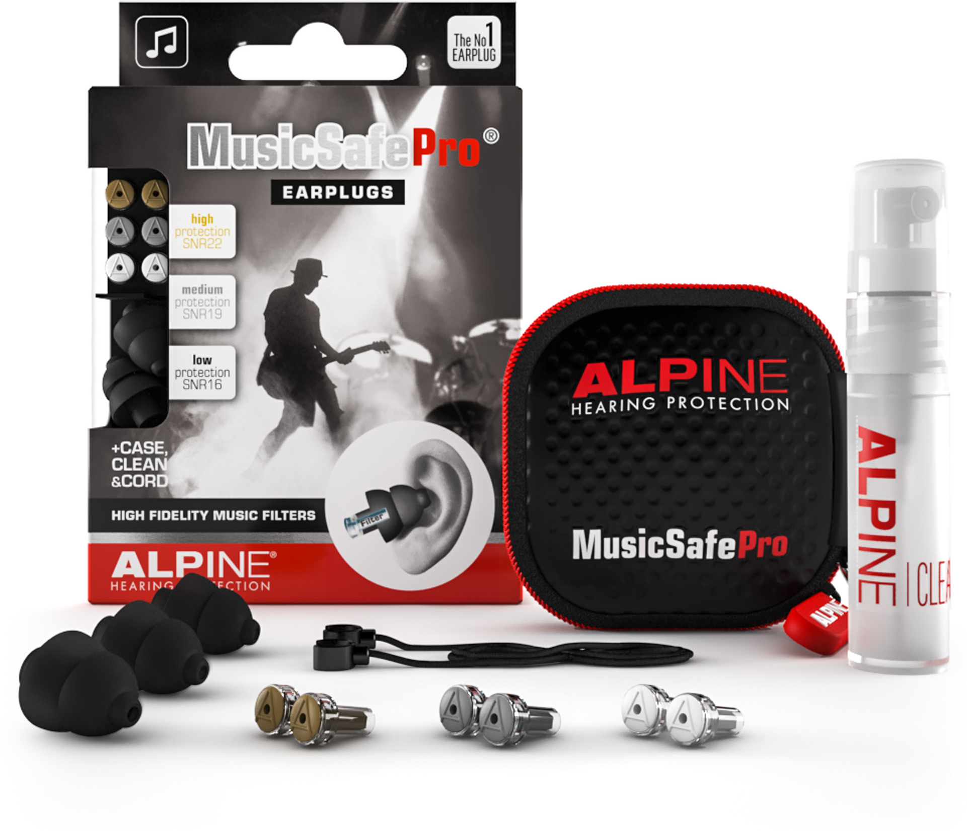 Alpine Bouchons Alpine Musicsafe Pro Noir -  - Main picture