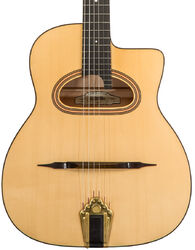 Gipsy gitaar Altamira Gypsy Jazz MD +Case - Natural satin