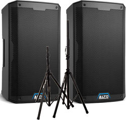 Pa systeem set Alto TS 410  + XH 6310 Pied Enceinte Paire + Sac