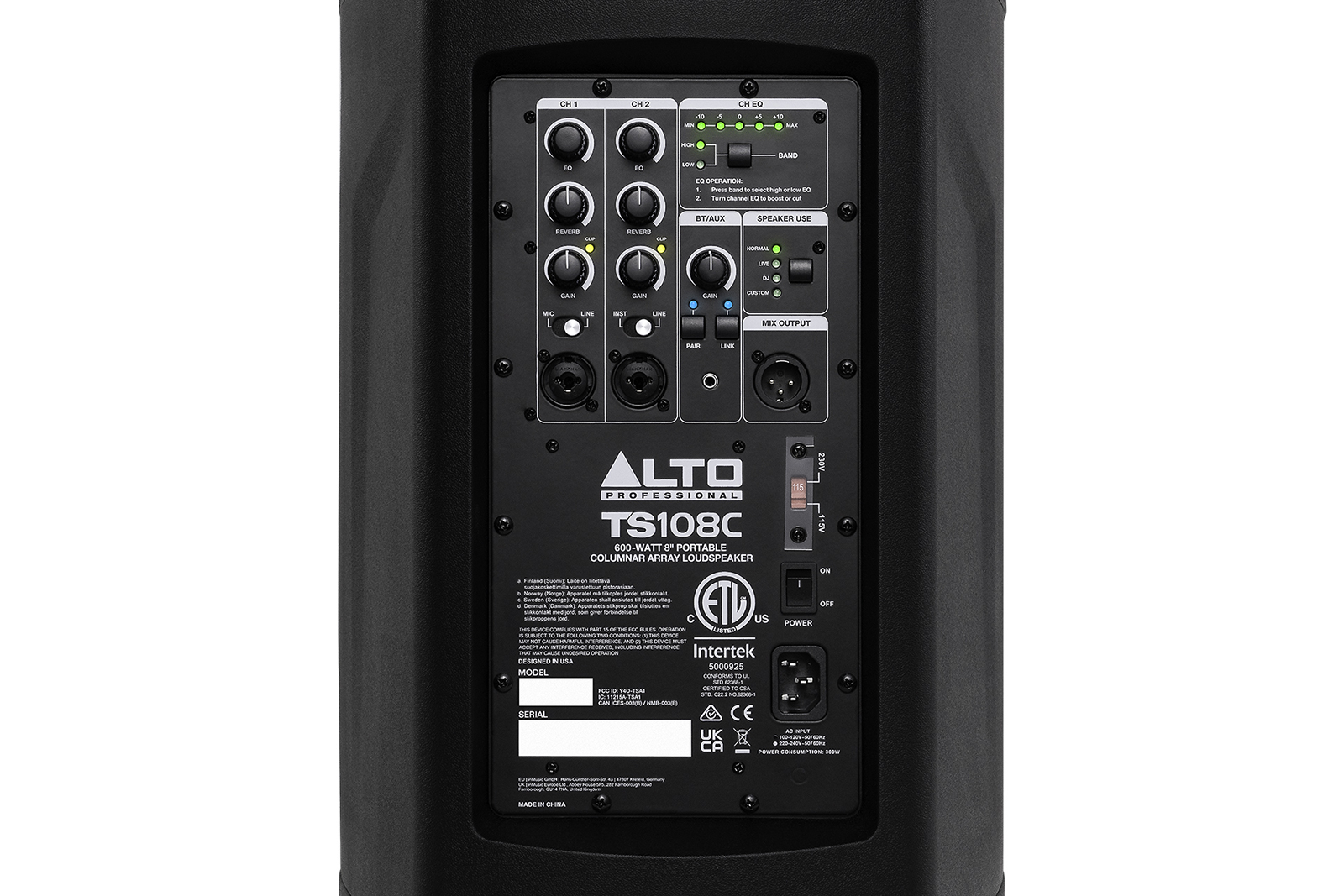 Alto Ts 108c - Kolommensysteem - Variation 4