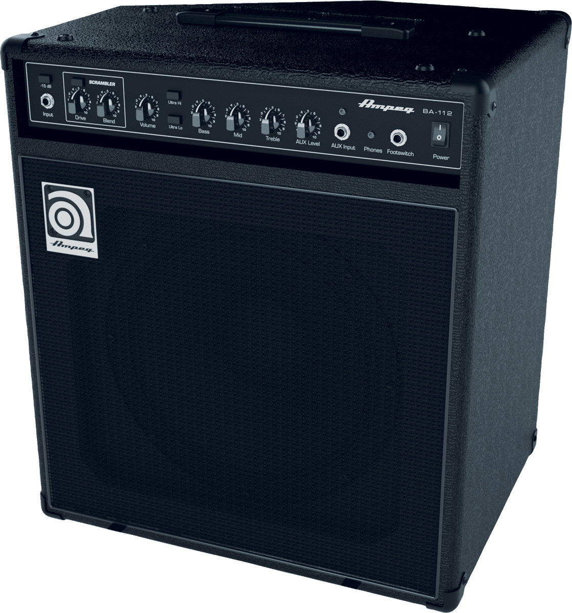 Ampeg Ba-112 V2 2014 75w 1x12 Black - Combo voor basses - Main picture