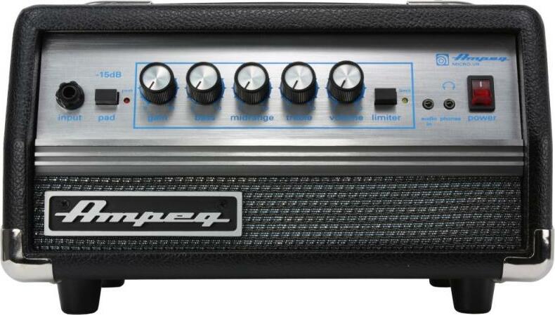 Ampeg Svt Micro-vr Head 200w Black - Classic-series - Versterker top voor bas - Main picture