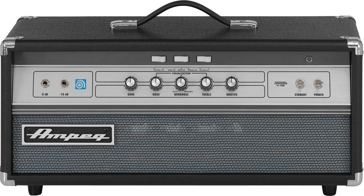 Ampeg V4b Head 100w Black - Versterker top voor bas - Main picture