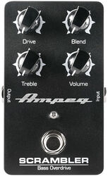 Overdrive/distortion/fuzz effectpedaal Ampeg Scrambler Bass Overdrive