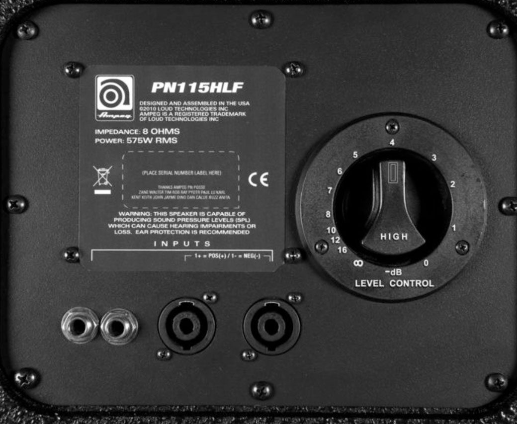 Ampeg Pro Neo Pn-115hlf 1x15 575w 8-ohms - Speakerkast voor bas - Variation 2