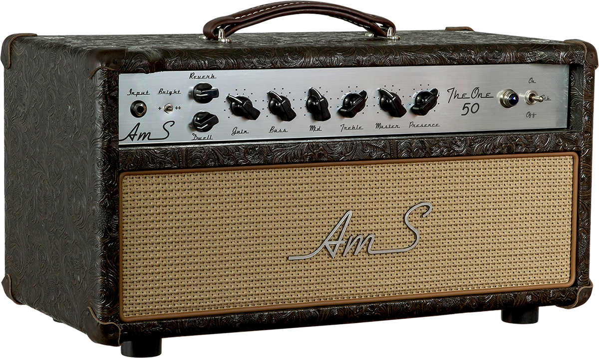 Ams Amplifiers The One 50 Head Custom Brown Custom Cowboy - Gitaarversterker top - Main picture