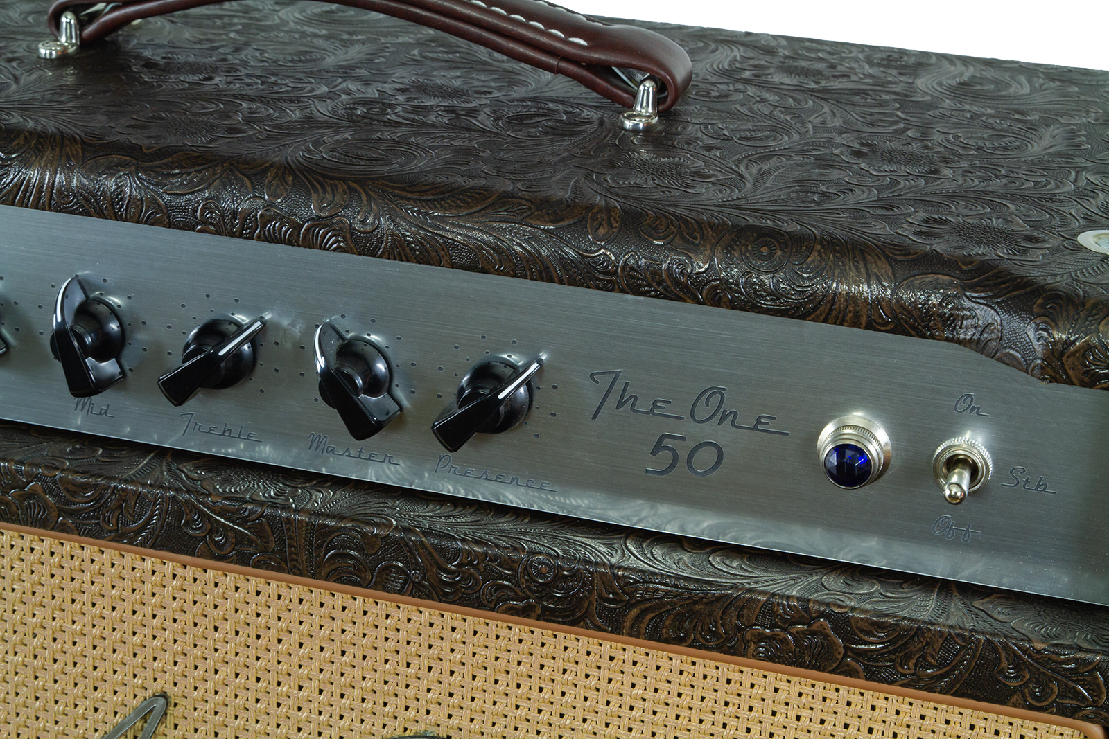 Ams Amplifiers The One 50 Head Custom Brown Custom Cowboy - Gitaarversterker top - Variation 2