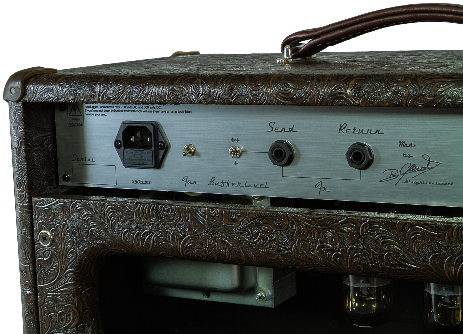 Ams Amplifiers The One 50 Head Custom Brown Custom Cowboy - Gitaarversterker top - Variation 5