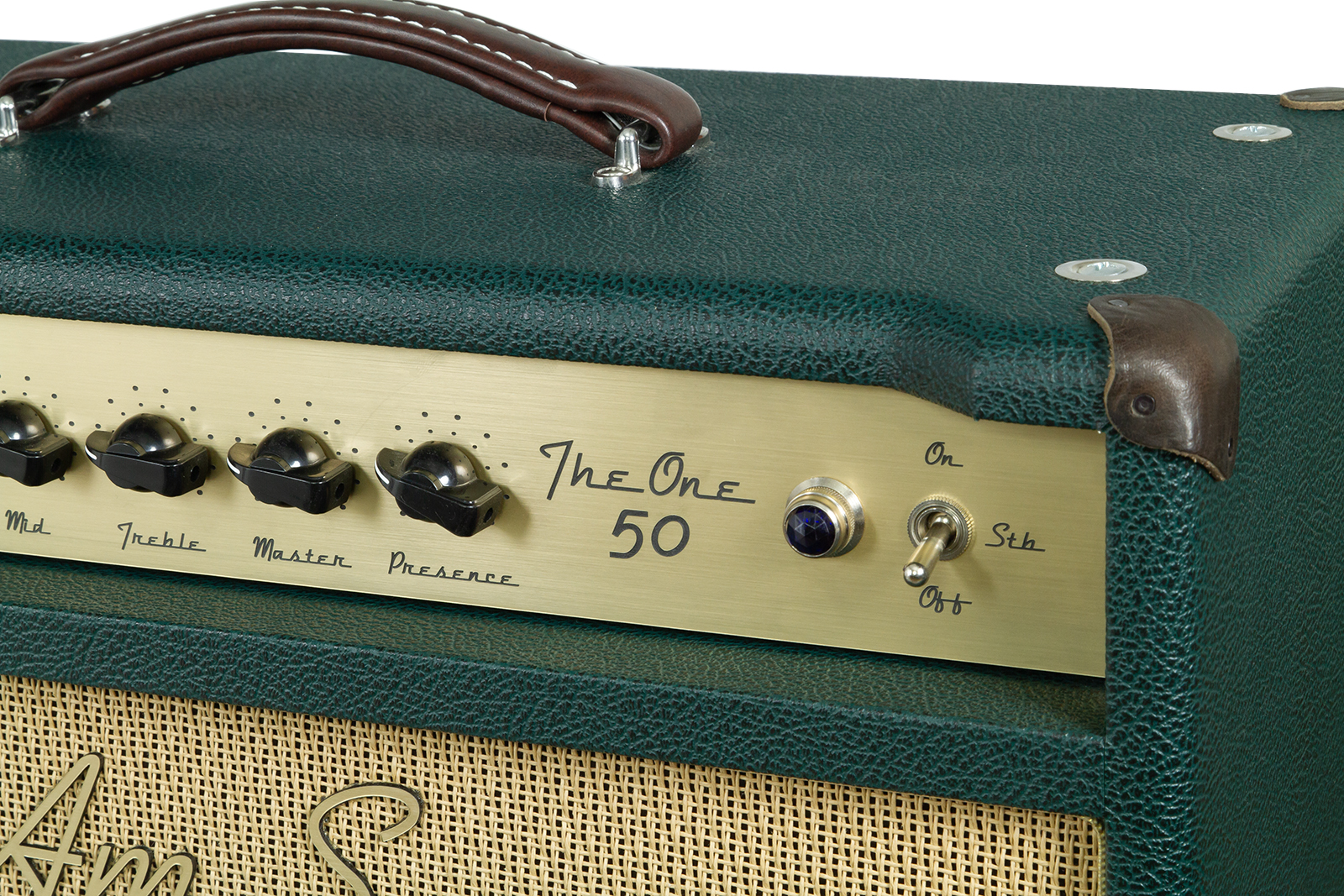 Ams Amplifiers The One 50 Spring Reverb 1x12 Combo 50w 6l6 British Racing - Combo voor elektrische gitaar - Variation 2