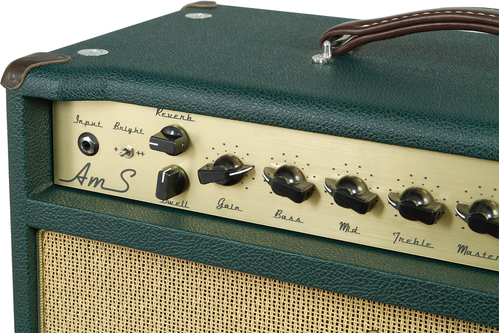 Ams Amplifiers The One 50 Spring Reverb 1x12 Combo 50w 6l6 British Racing - Combo voor elektrische gitaar - Variation 3