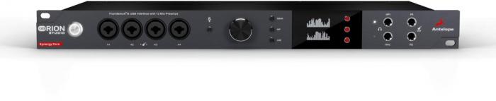 Home studio set Antelope audio Orion Studio Synergy Core