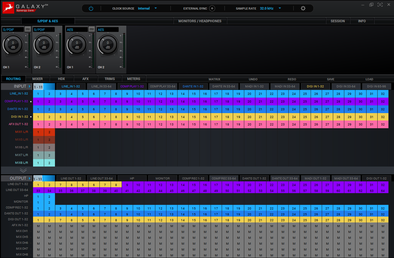 Antelope Audio Galaxy 64 Synergy Core - Andere formaten (madi, dante, pci...) - Variation 13
