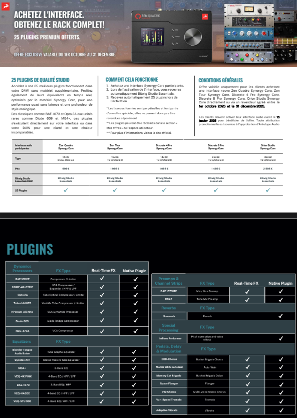 Antelope Audio Orion Studio Synergy Core - Thunderbolt audio-interface - Variation 22