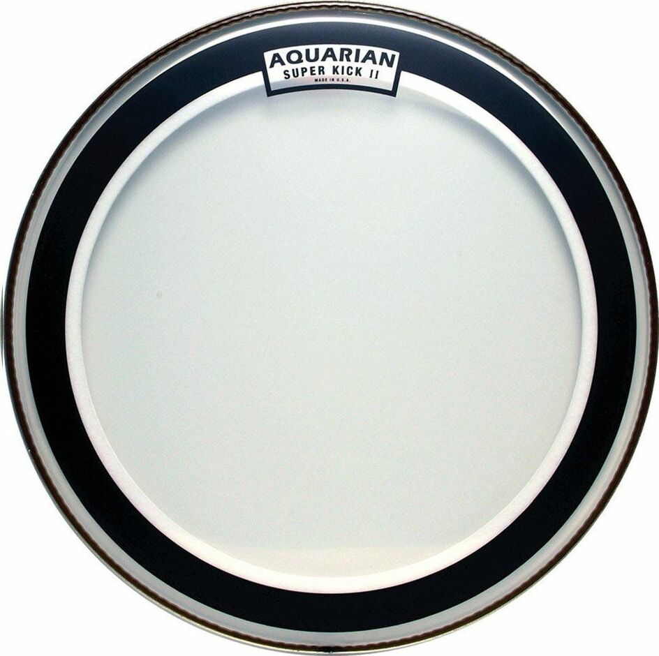 Aquarian 16 Super Kick Ii Transparent Drumhead - 16 Pouces - Bassdrumvel - Main picture