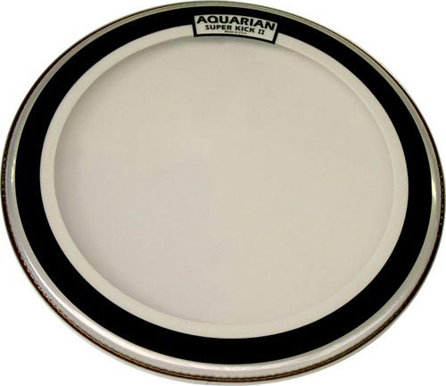 Aquarian 22 Super Kick Ii Clear Drumhead - 22 Pouces - Bassdrumvel - Main picture