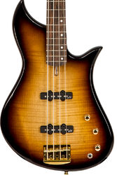 Solid body elektrische bas Aquilina Sirius 34 #052048 - Sunburst satin