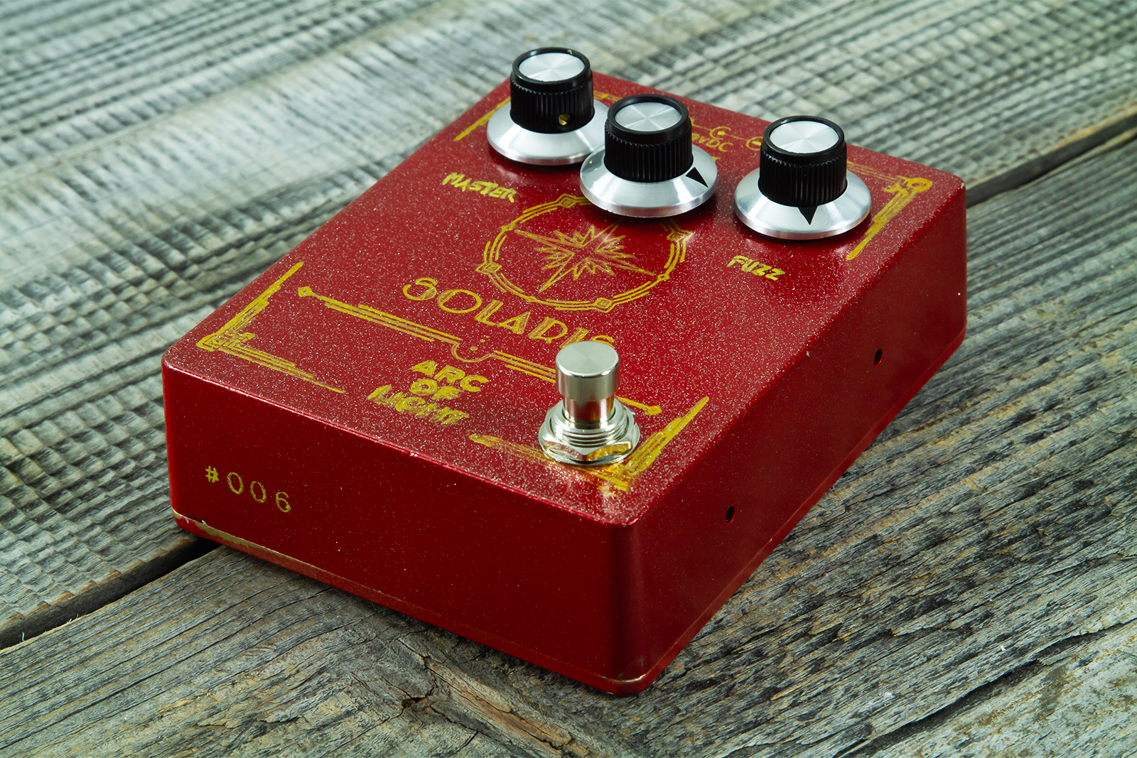 Arc Of Light Solaris Germanium Fuzz Boost Red - Overdrive/Distortion/fuzz effectpedaal - Variation 2
