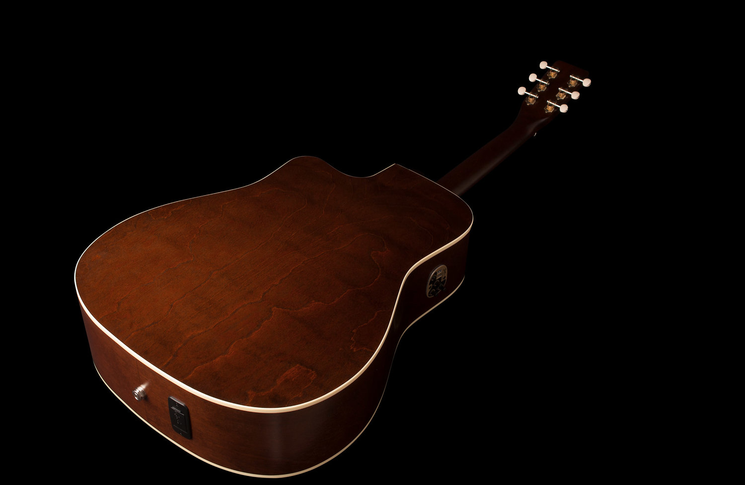 Art Et Lutherie Americana Dreadnought Cw Qit - Bourbon Burst - Elektro-akoestische gitaar - Variation 3