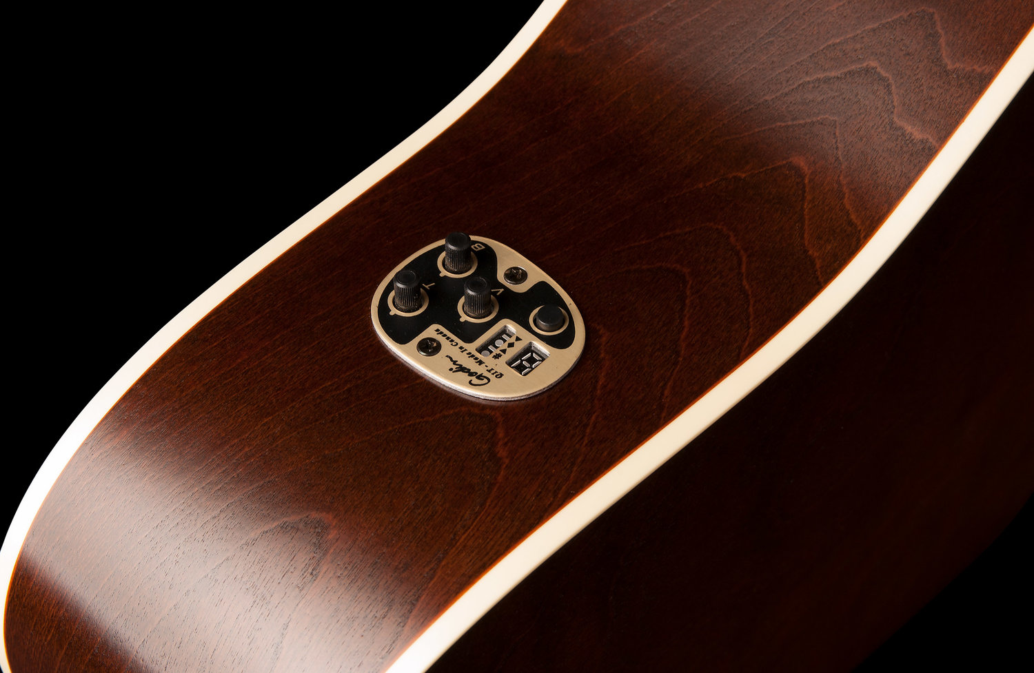 Art Et Lutherie Americana Dreadnought Cw Qit - Bourbon Burst - Elektro-akoestische gitaar - Variation 4