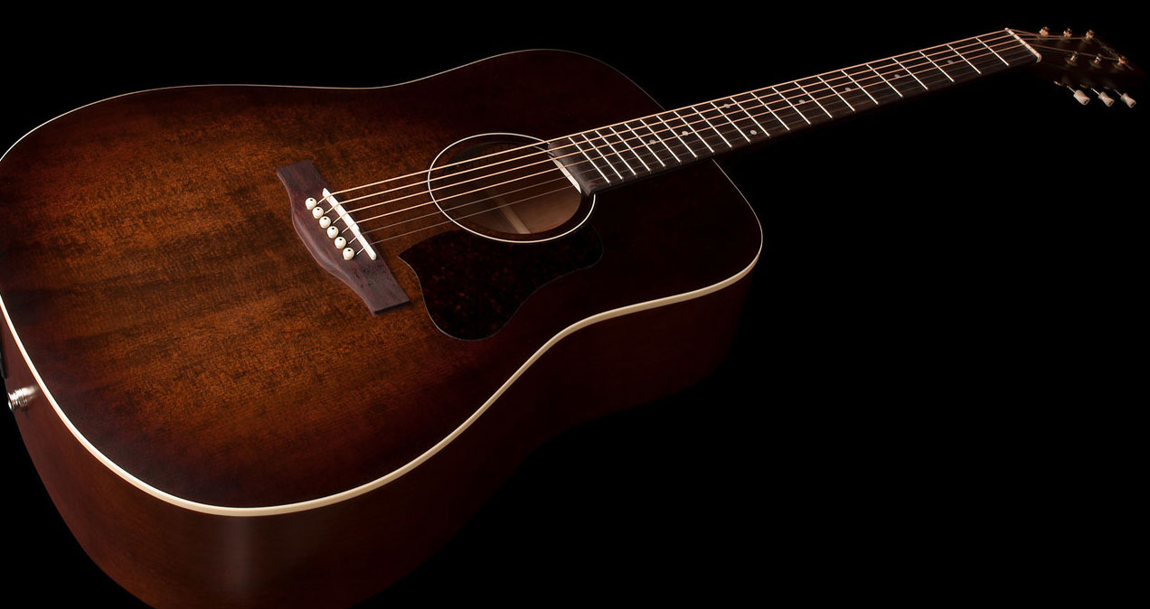 Art Et Lutherie Americana Dreadnought - Bourbon Burst - Westerngitaar & electro - Variation 2