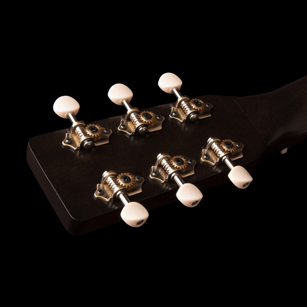 Art Et Lutherie Americana Presys Ii Dreadnought Cedre Merisier Rw - Faded Black - Elektro-akoestische gitaar - Variation 5