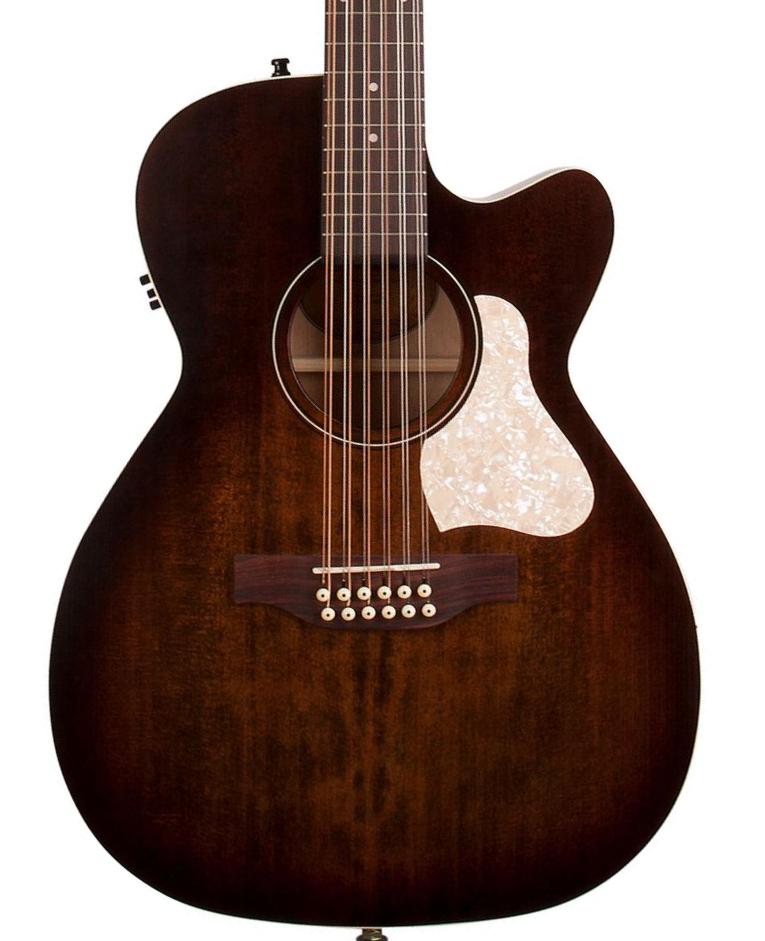 Folk gitaar Art et lutherie Legacy 12 CW Presys II 12-String - Bourbon burst semi gloss