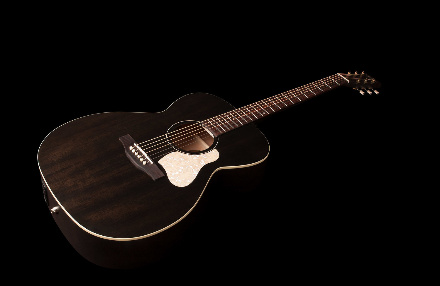 Art Et Lutherie Legacy Concert Hall Qit - Faded Black - Elektro-akoestische gitaar - Variation 2