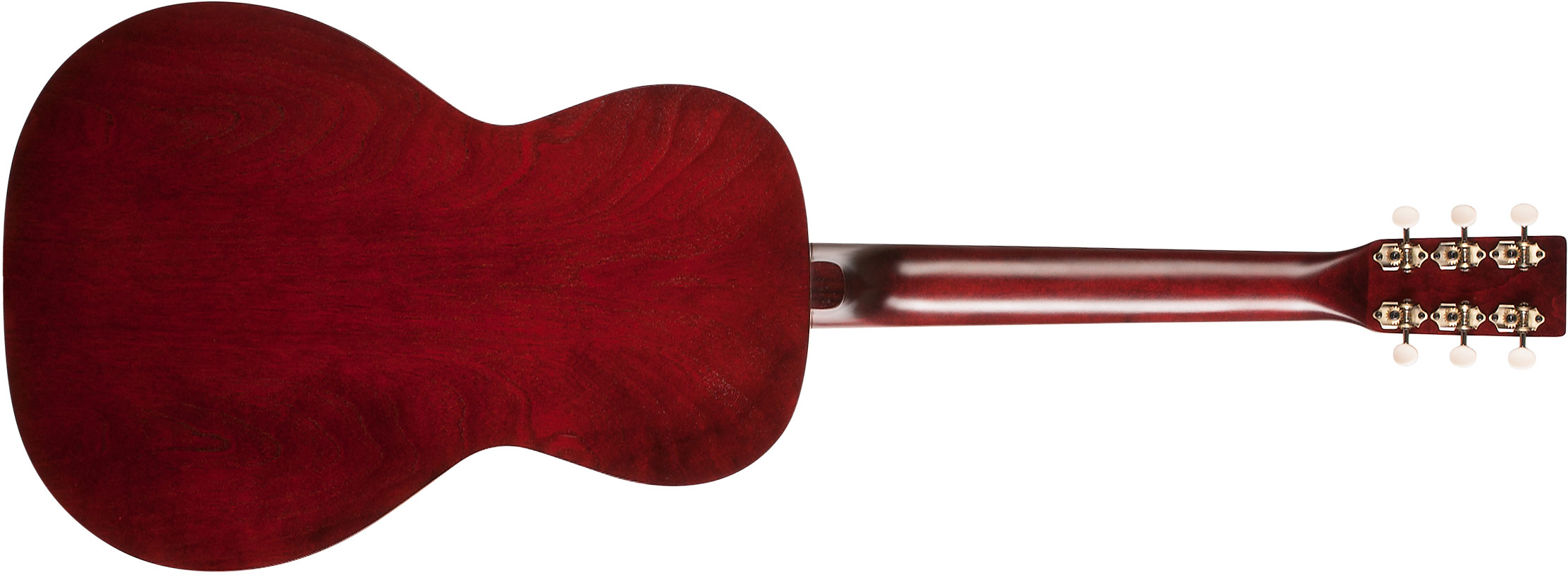 Art Et Lutherie Roadhouse Parlor A/e Epicea Merisier Rw - Tennessee Red - Elektro-akoestische gitaar - Variation 1