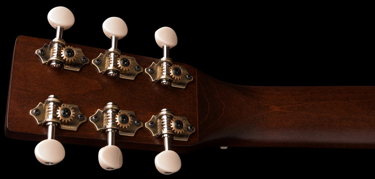 Art Et Lutherie Roadhouse Parlor A/e Epicea Merisier Rw - Bourbon Burst - Elektro-akoestische gitaar - Variation 5