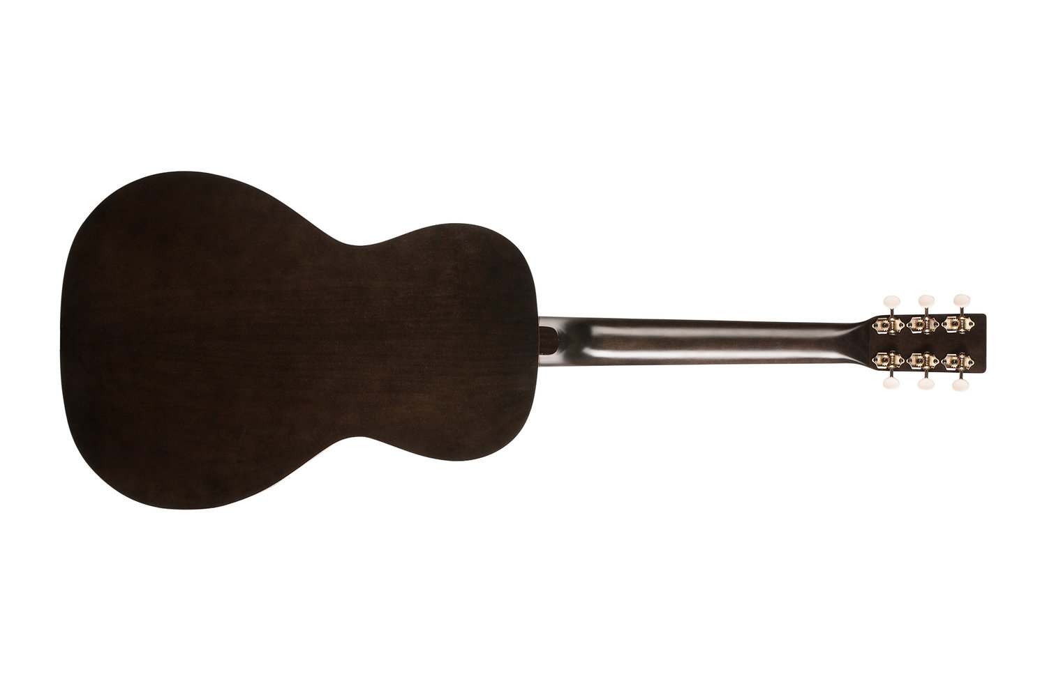 Art Et Lutherie Roadhouse Parlor Epicea Merisier - Faded Black - Westerngitaar & electro - Variation 1