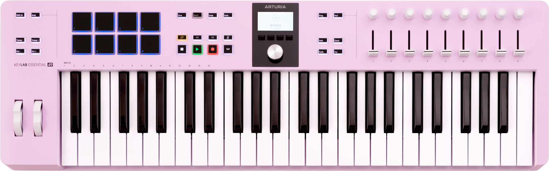 Arturia Keylab Essential 3 49 Touches Rose Quartz - Masterkeyboard - Main picture