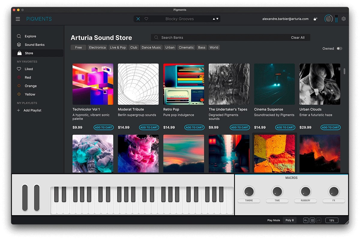 Arturia Pigments 5 Serial - Virtuele instrumenten soundbank - Variation 3