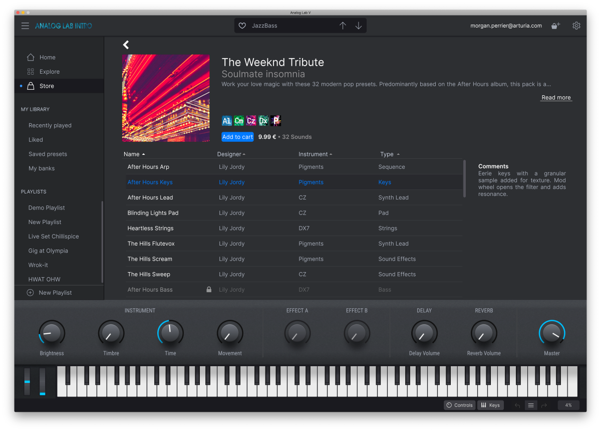 Arturia Suite Instrument V Collection 11 Pro Telechargeable - Plug-in effect - Variation 6