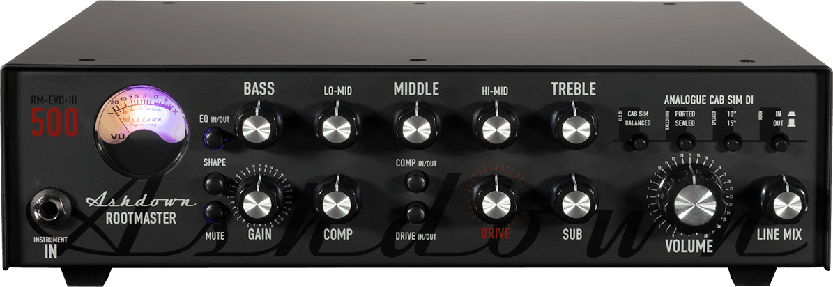 Ashdown Rootmaster Evo Iii Head 500w - Versterker top voor bas - Main picture