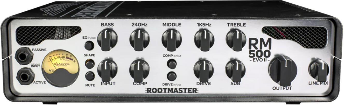 Ashdown Rootmaster Rm 500 Evo Ii Head 500w - Versterker top voor bas - Main picture