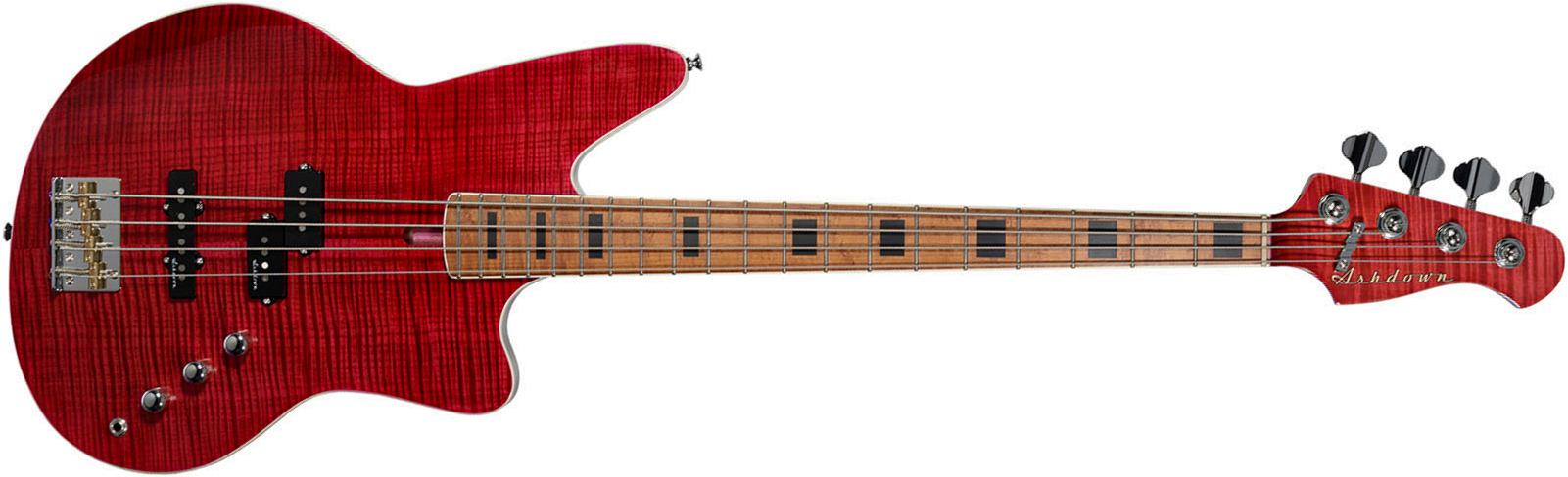 Ashdown The Saint Artisan Mn - Cardinal Flame - Solid body elektrische bas - Main picture