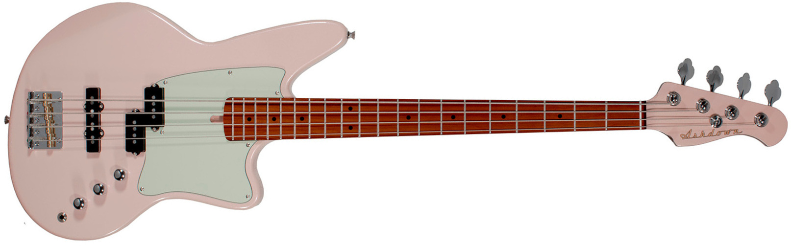 Ashdown The Saint Bass Mn - Shell Pink - Solid body elektrische bas - Main picture