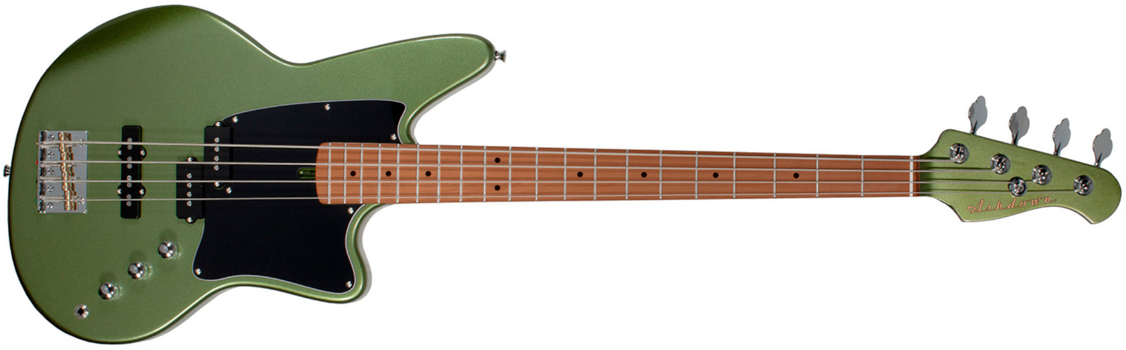 Ashdown The Saint Bass Mn - Onyx Green - Solid body elektrische bas - Main picture