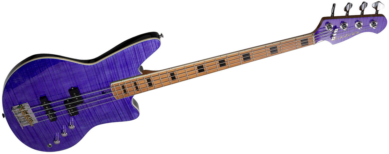 Ashdown The Saint Artisan Mn - Amethyst Flame - Solid body elektrische bas - Variation 2