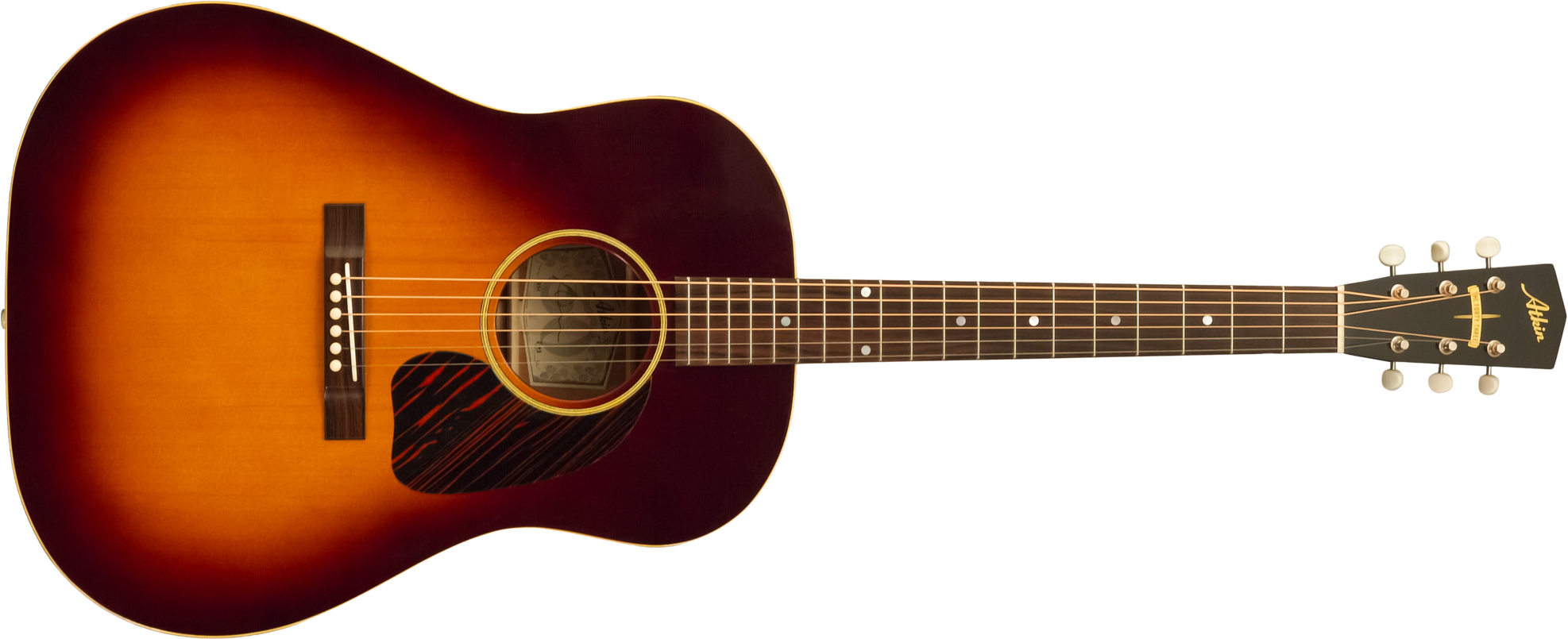 Atkin The Forty Three Dreadnought Epicea Acajou Rw #3851 - Aged Sunburst - Folk gitaar - Main picture
