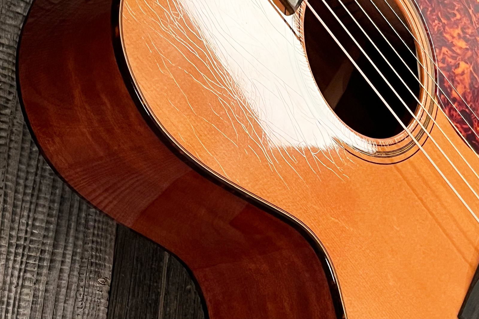 Atkin Essential 000 Shsc Epicea Acajou Eb #3871 - Aged Natural - Folk gitaar - Variation 11