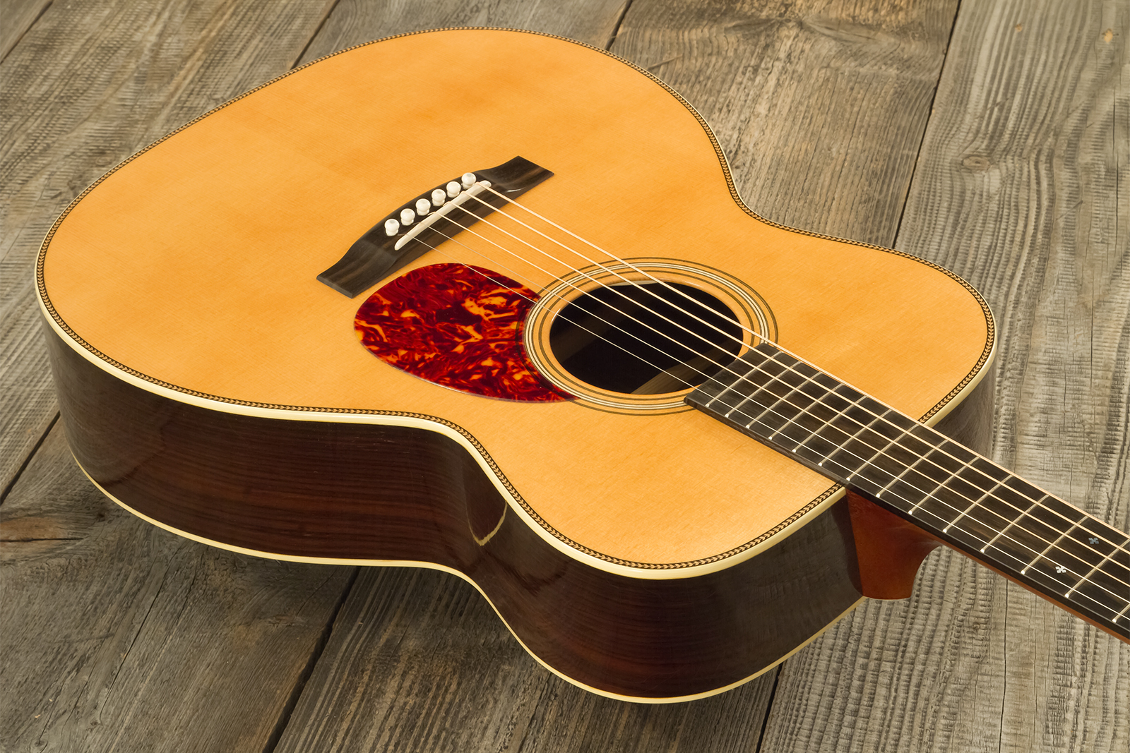 Atkin Om37 Orchestra Model Epicea Palissandre Eb #3558 - Aged Natural - Folk gitaar - Variation 2