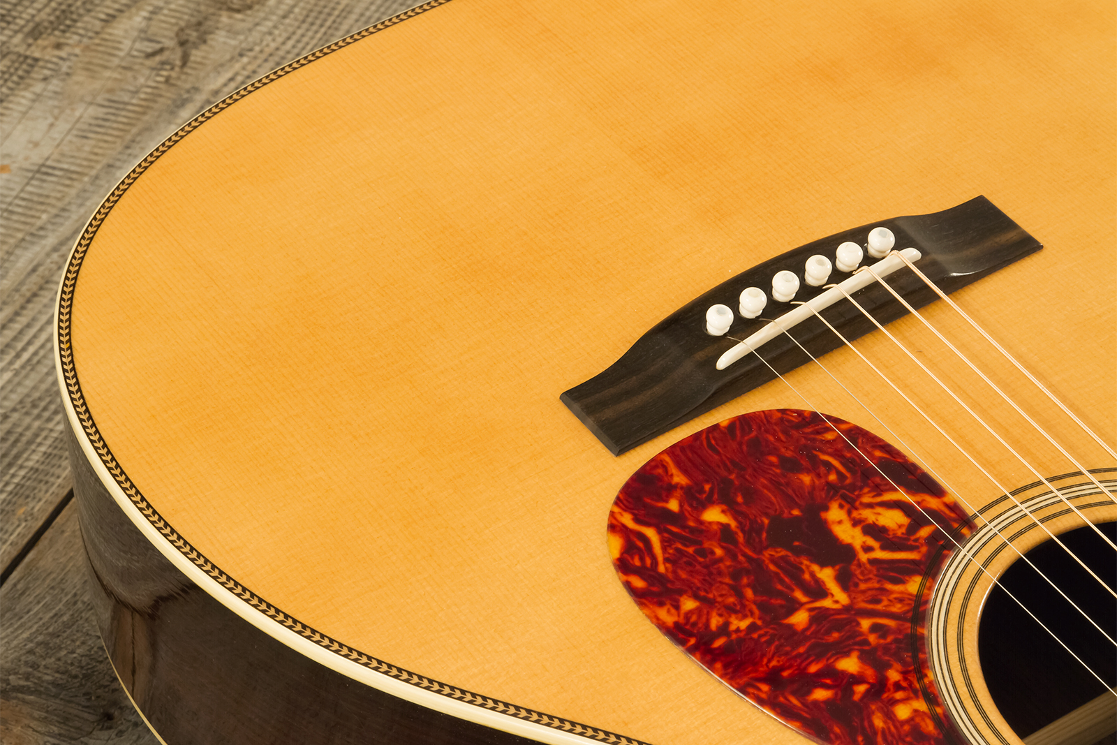 Atkin Om37 Orchestra Model Epicea Palissandre Eb #3558 - Aged Natural - Folk gitaar - Variation 4
