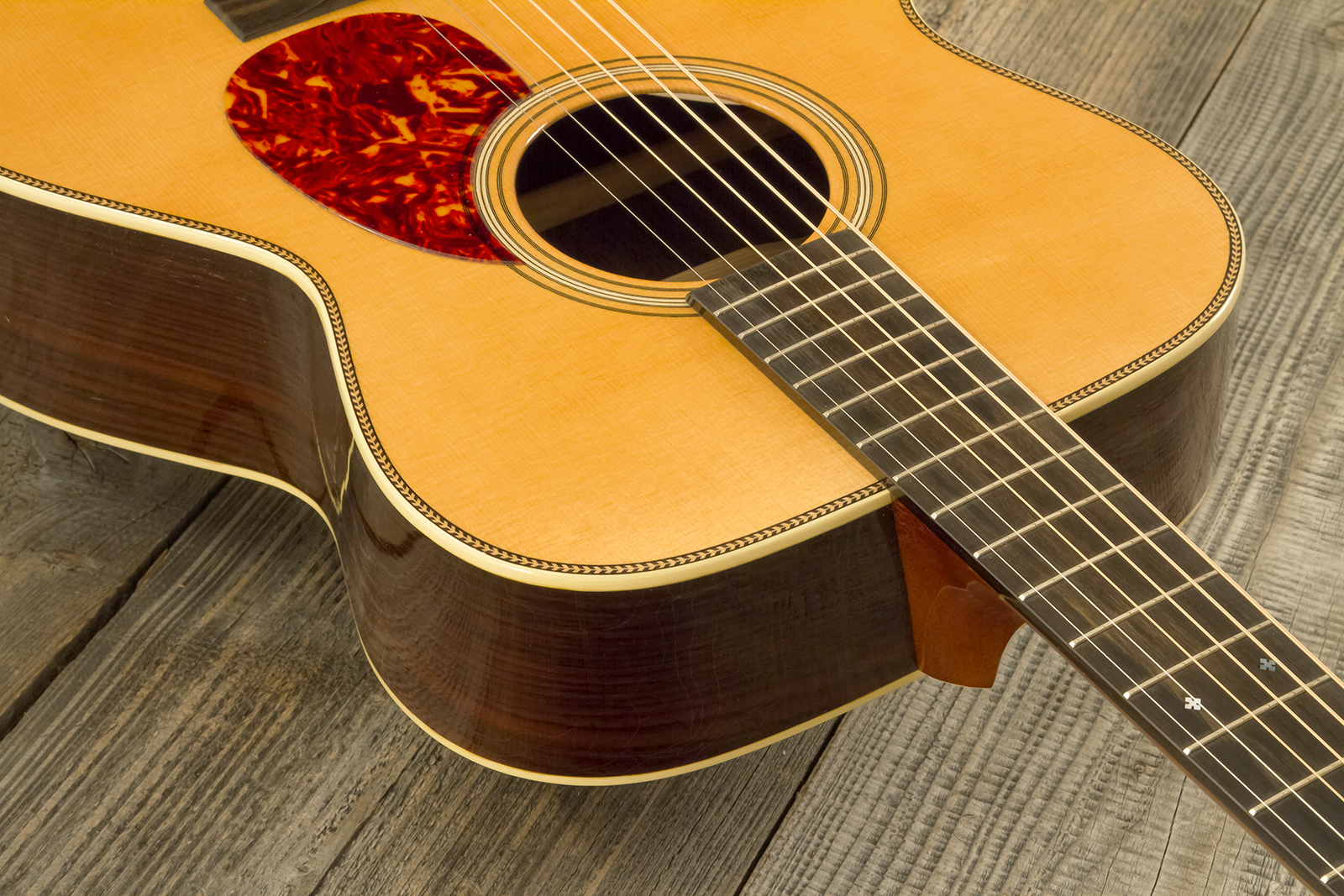 Atkin Om37 Orchestra Model Epicea Palissandre Eb #3558 - Aged Natural - Folk gitaar - Variation 5