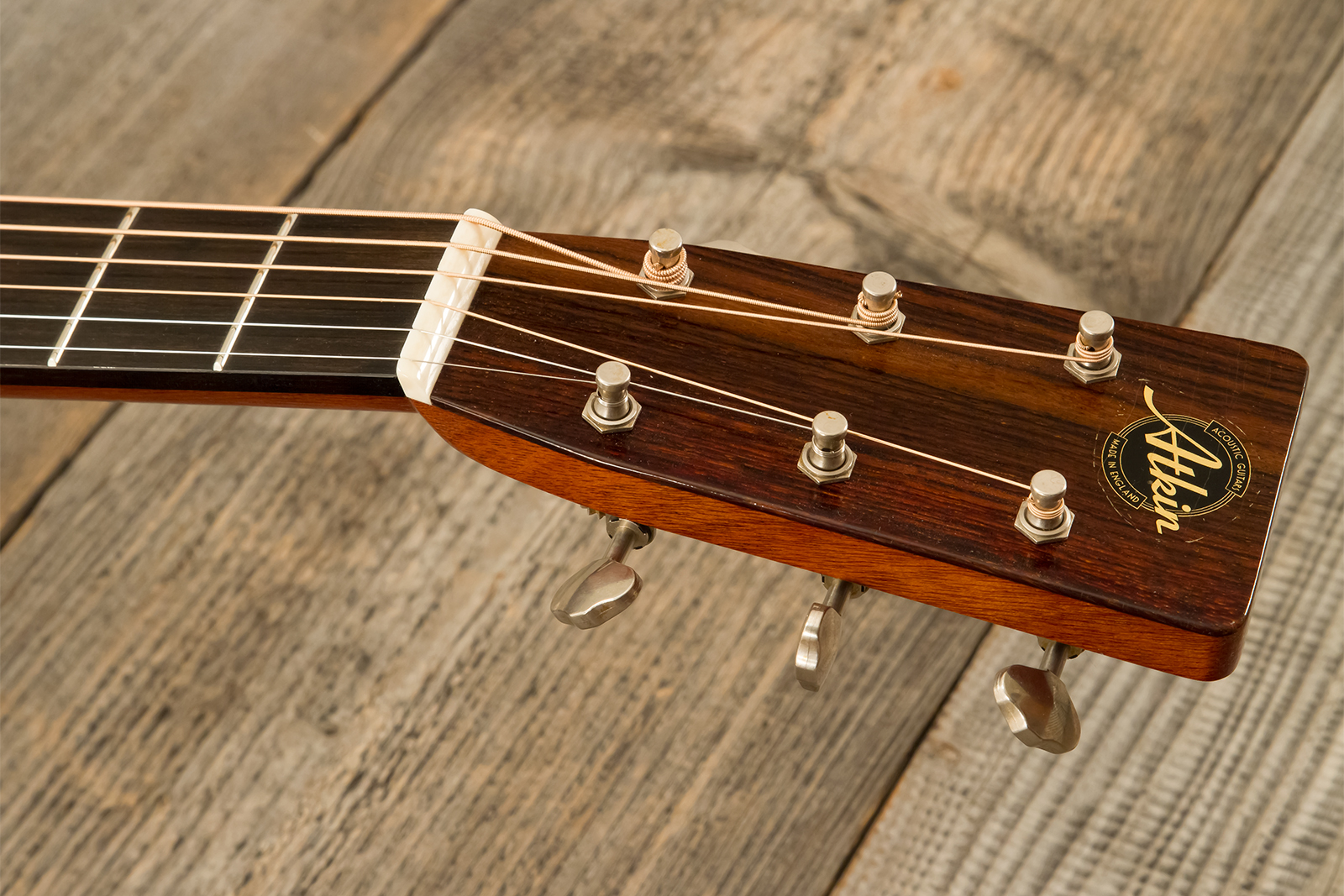 Atkin Om37 Orchestra Model Epicea Palissandre Eb #3558 - Aged Natural - Folk gitaar - Variation 7