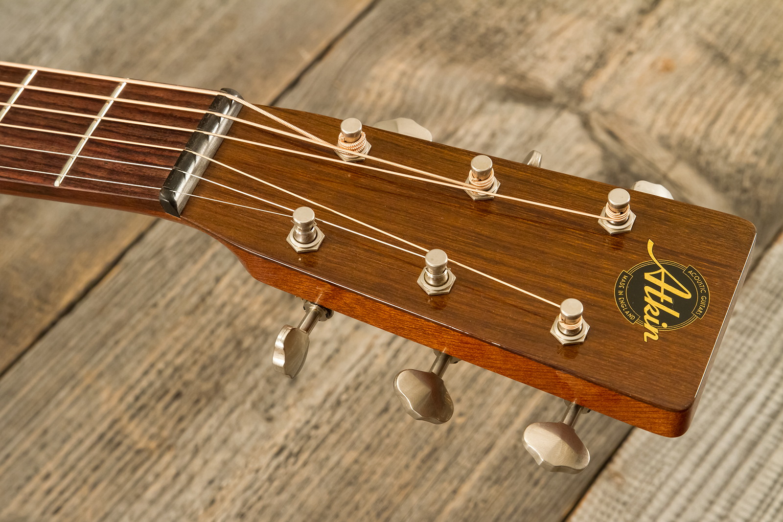 Atkin Oo14 Dust Bowl 00 Shsc Tout Acajou Rw #3855 - Natural - Folk gitaar - Variation 6