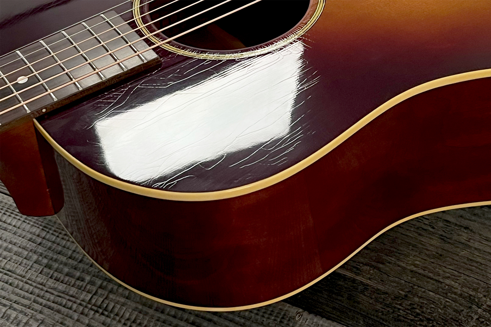 Atkin The Forty Three Dreadnought Epicea Acajou Rw #3851 - Aged Sunburst - Folk gitaar - Variation 12