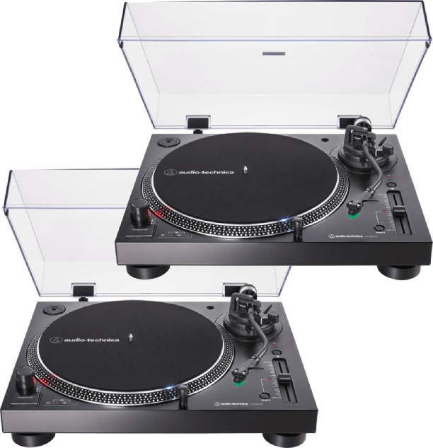 Audio Technica At-lp120 Xbt Usb Bk  X 2 - Full DJ set - Main picture