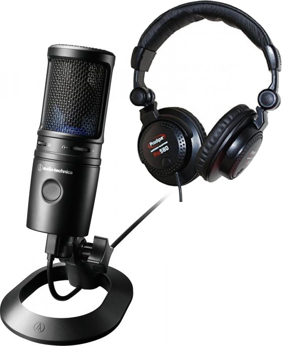 Audio Technica At2020 Usb-x  + Pro580 - Microfoon set met statief - Main picture
